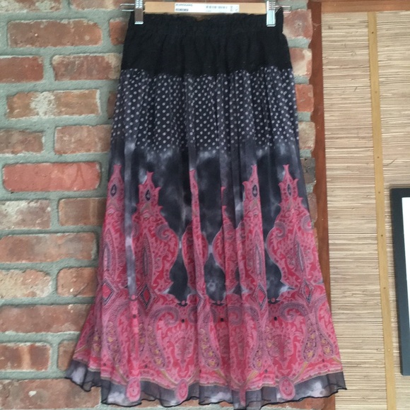 Flowy multi colored skirt - Picture 1 of 1